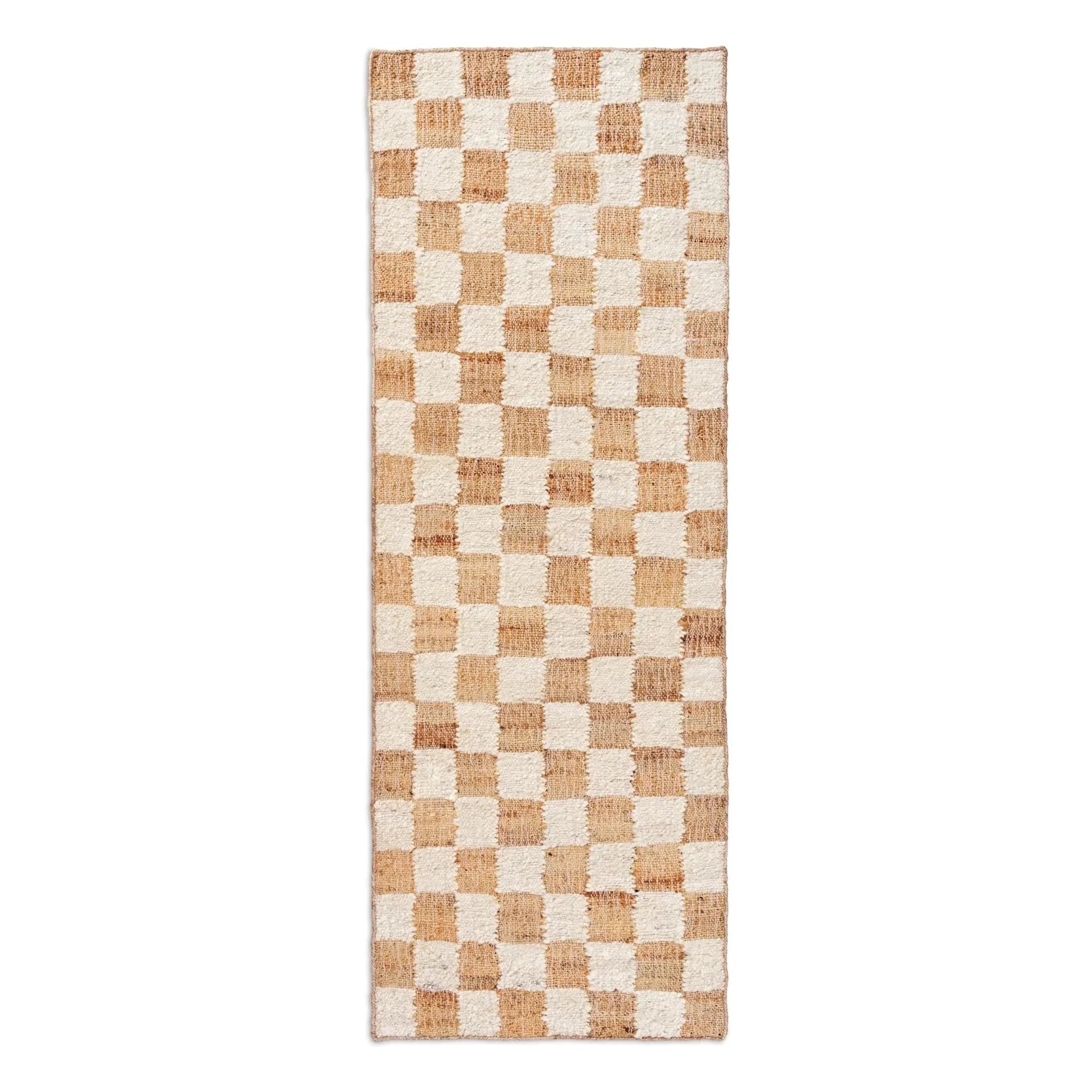 Ferm Living - Plaids aus Wolle und Jute | Weiß