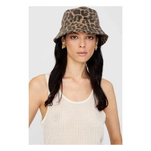 Anine Bing – Beanie Mütze Leopard | Braun