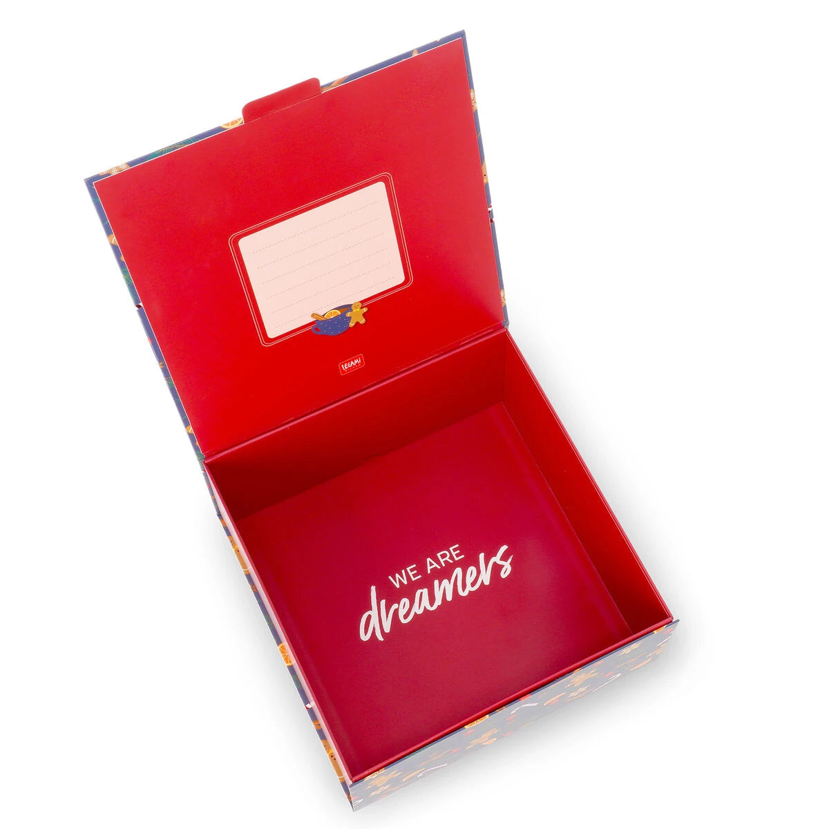 Legami - Medium Noel Geschenkbox - Lebkuchen - Verkaufsbox
