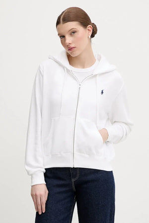 Polo Ralph Lauren Kadın Kapüşonlu Fermuarlı Pamuklu Sweatshirt