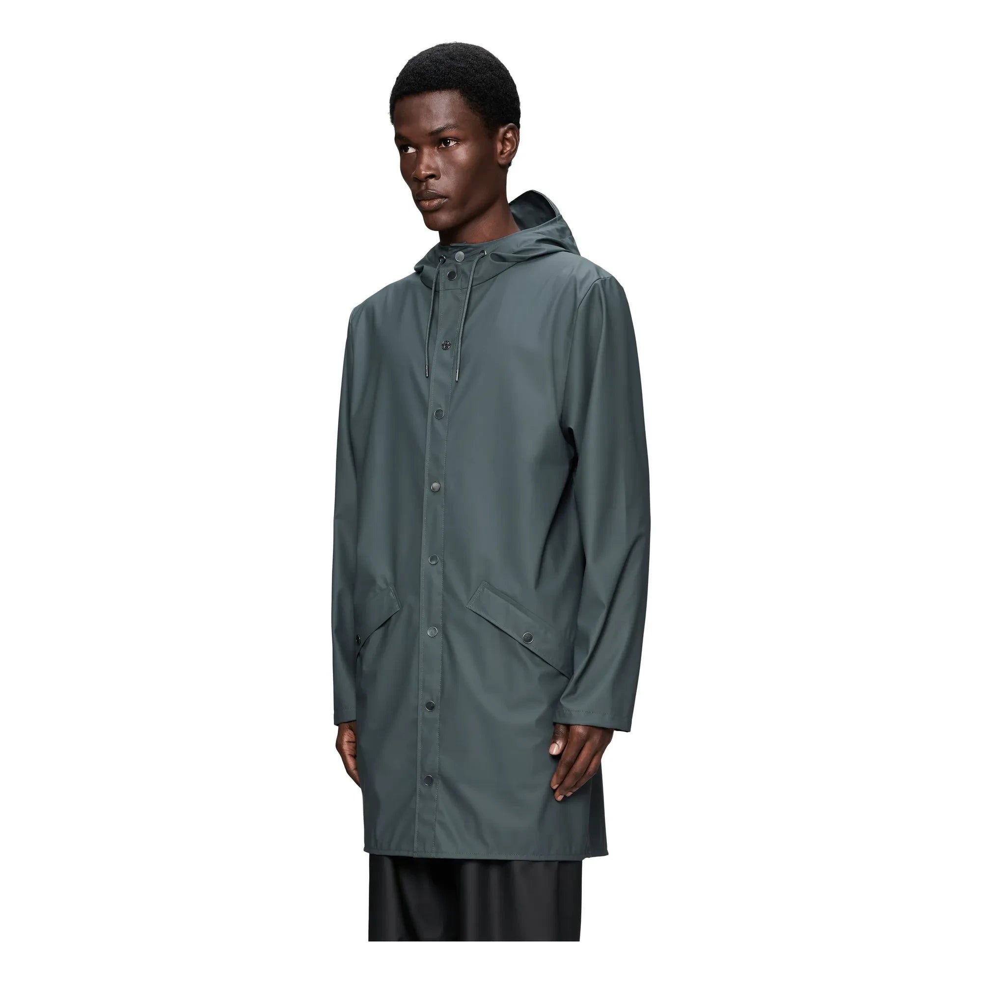 Rains - Langer Mantel W3 | Dunkelgrau