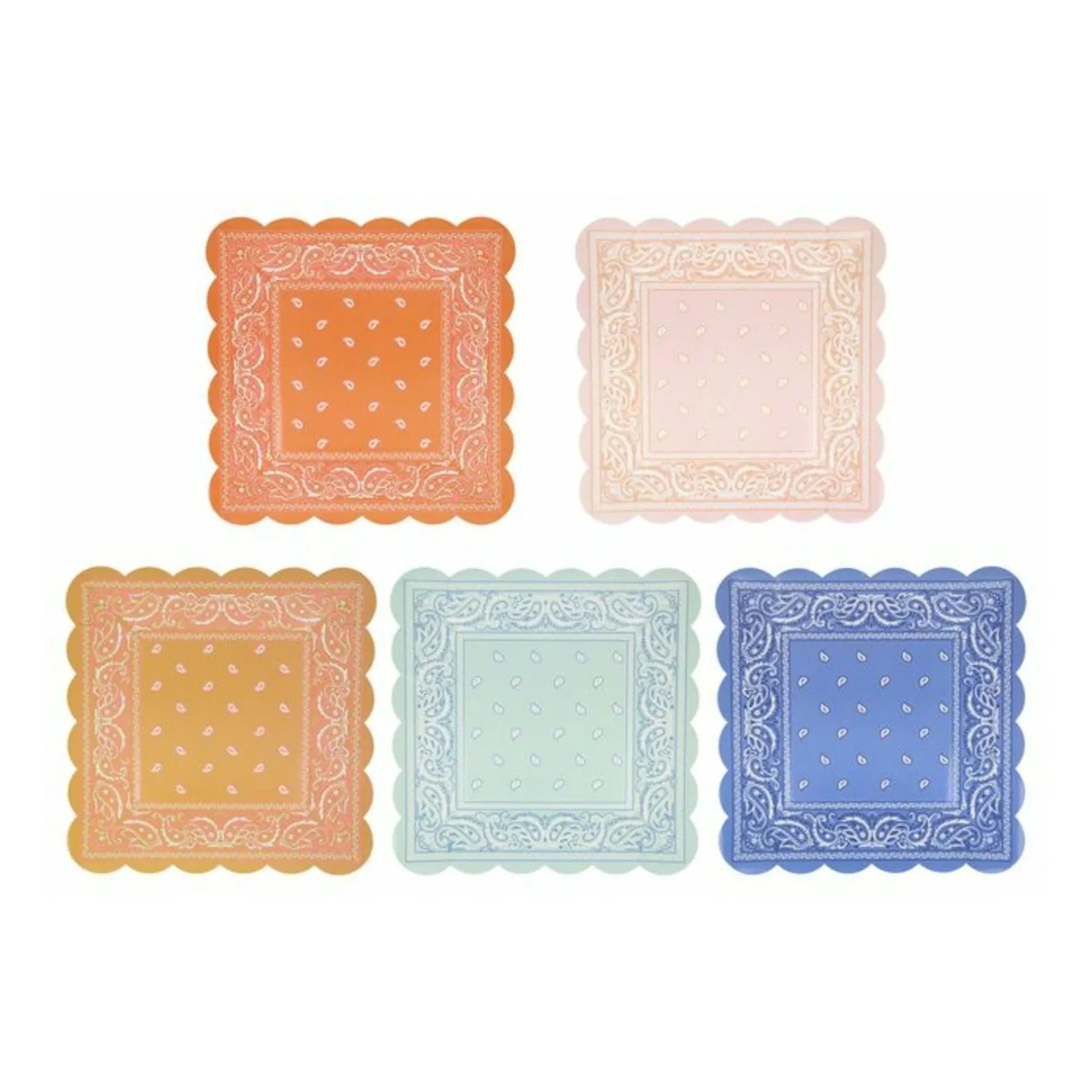 Meri Meri - Teller Western - 8er-Set