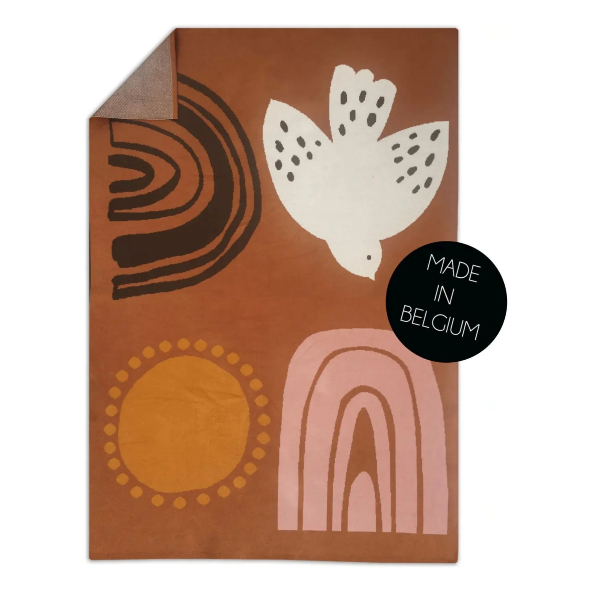 Studio Loco - Bio-Baumwoll-Decke | Senfgelb