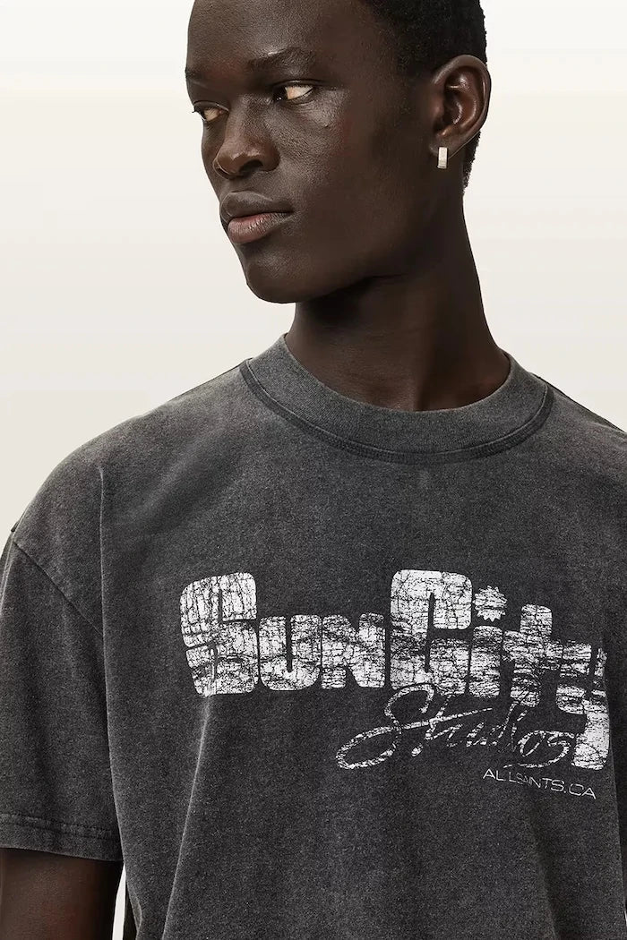 AllSaints basic erkek pamuklu tişört SUN