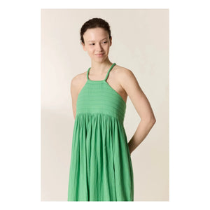 Leon & Harper - Romee Kleid aus Bio-Baumwolle | Wassergrün