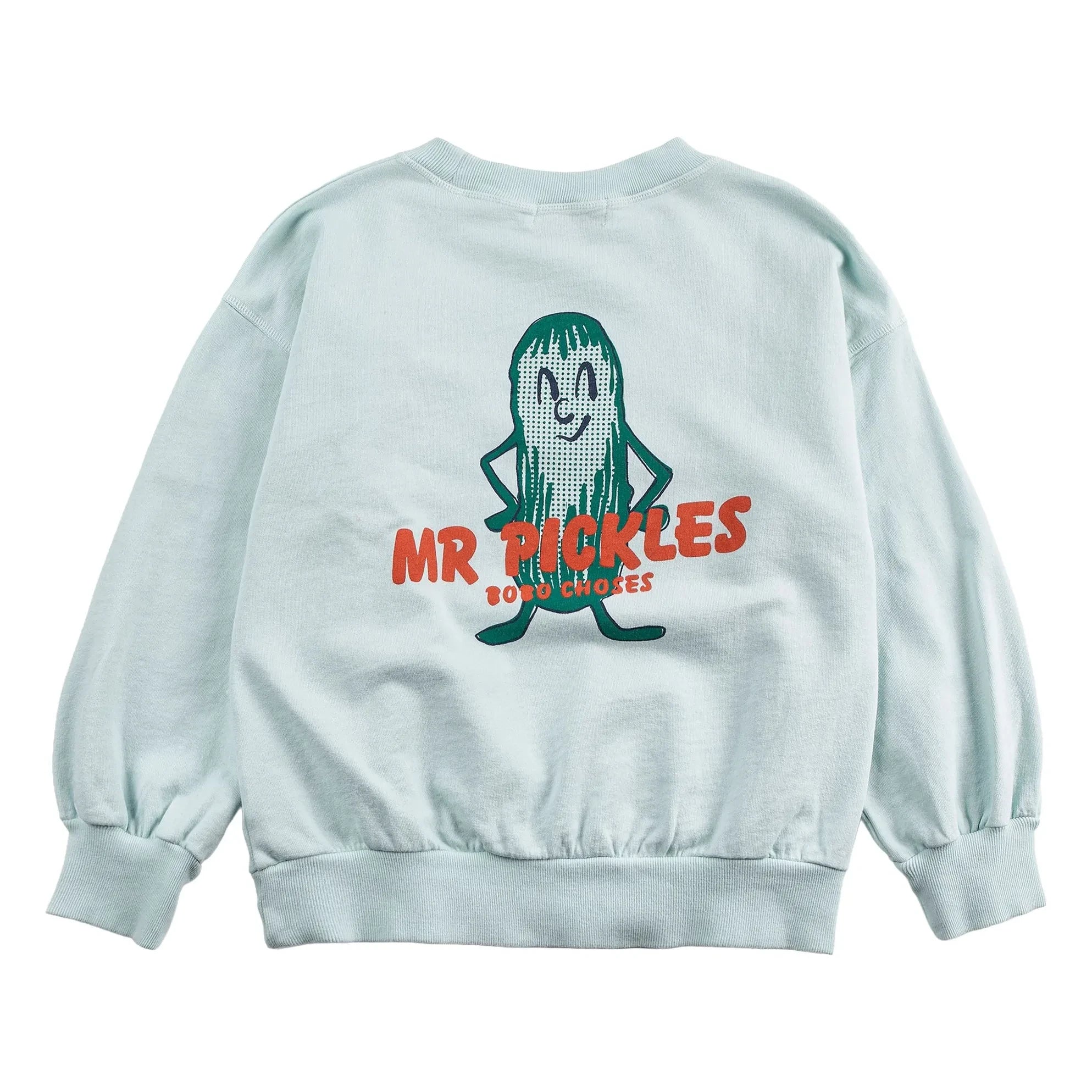 Bobo Choses - Mr Pickles Sweatshirt aus Bio-Baumwolle | Hellblau