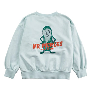 Bobo Choses - Mr Pickles Sweatshirt aus Bio-Baumwolle | Hellblau