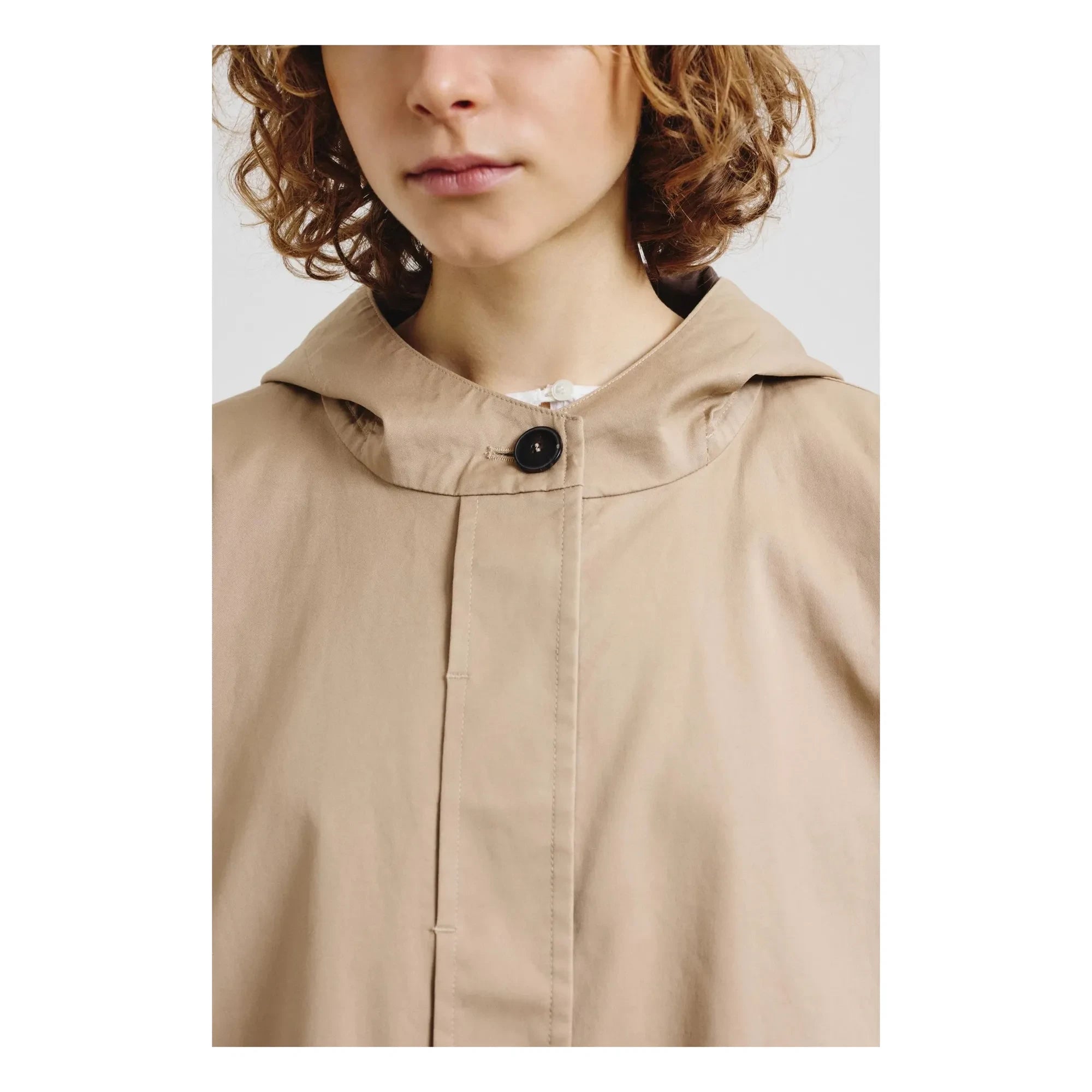 Pomandère - Wasserabweisende Jacke aus Baumwoll-Canvas | Sand
