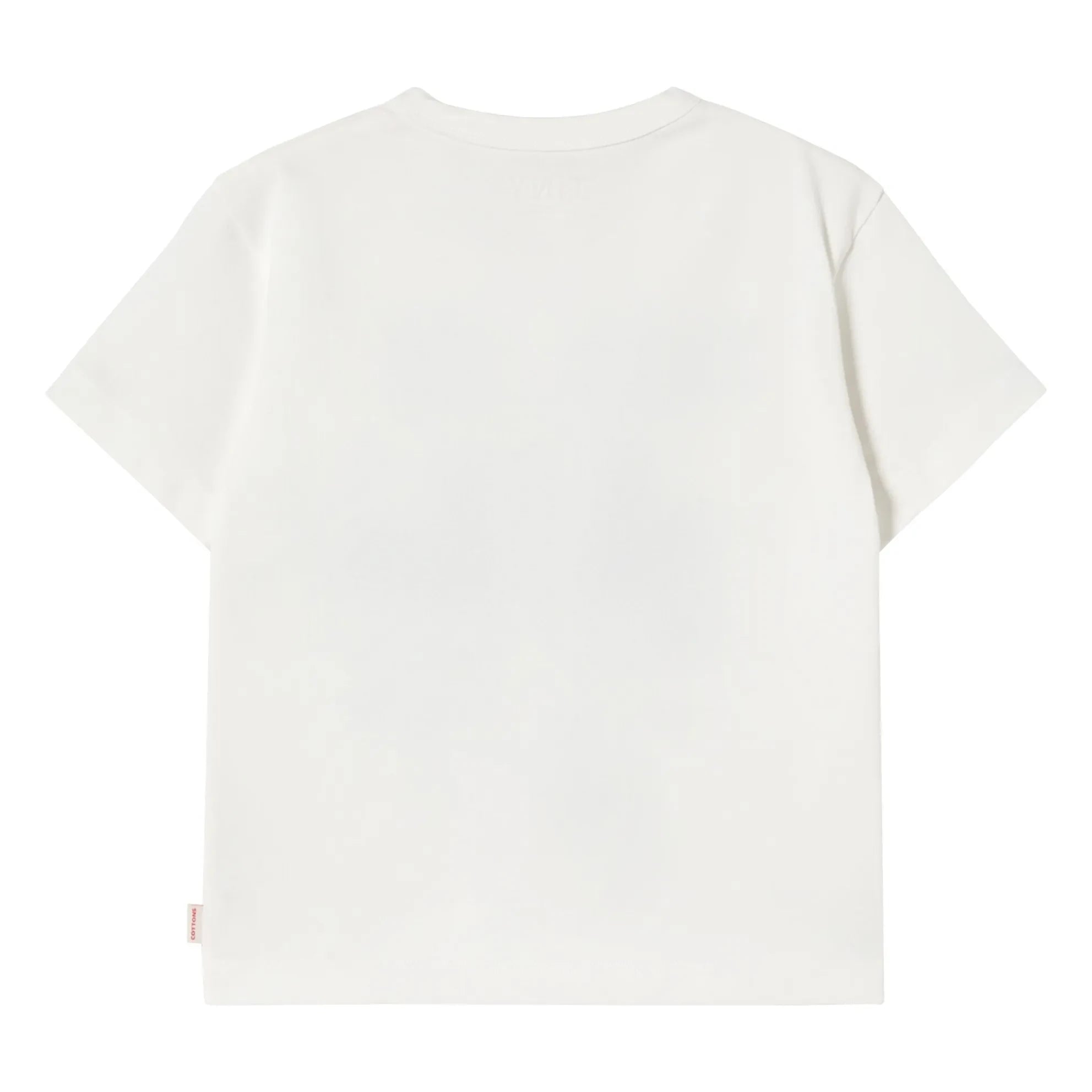 Tinycottons - T-Shirt Swans Losanges Bio-Baumwolle | Weiß