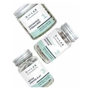 D-LAB NUTRICOSMETICS - Flacher Bauch Programm - 1 Monat