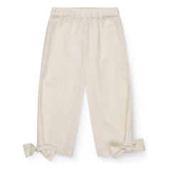 Copenhagen Colors - Bio-Baumwollhose mit Schleifendetail | Creme
