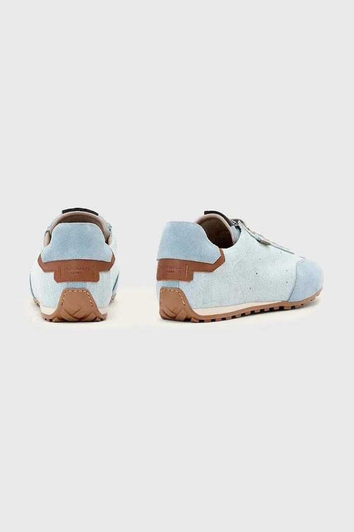 AllSaints Liam Low Top kadın süet spor ayakkabı