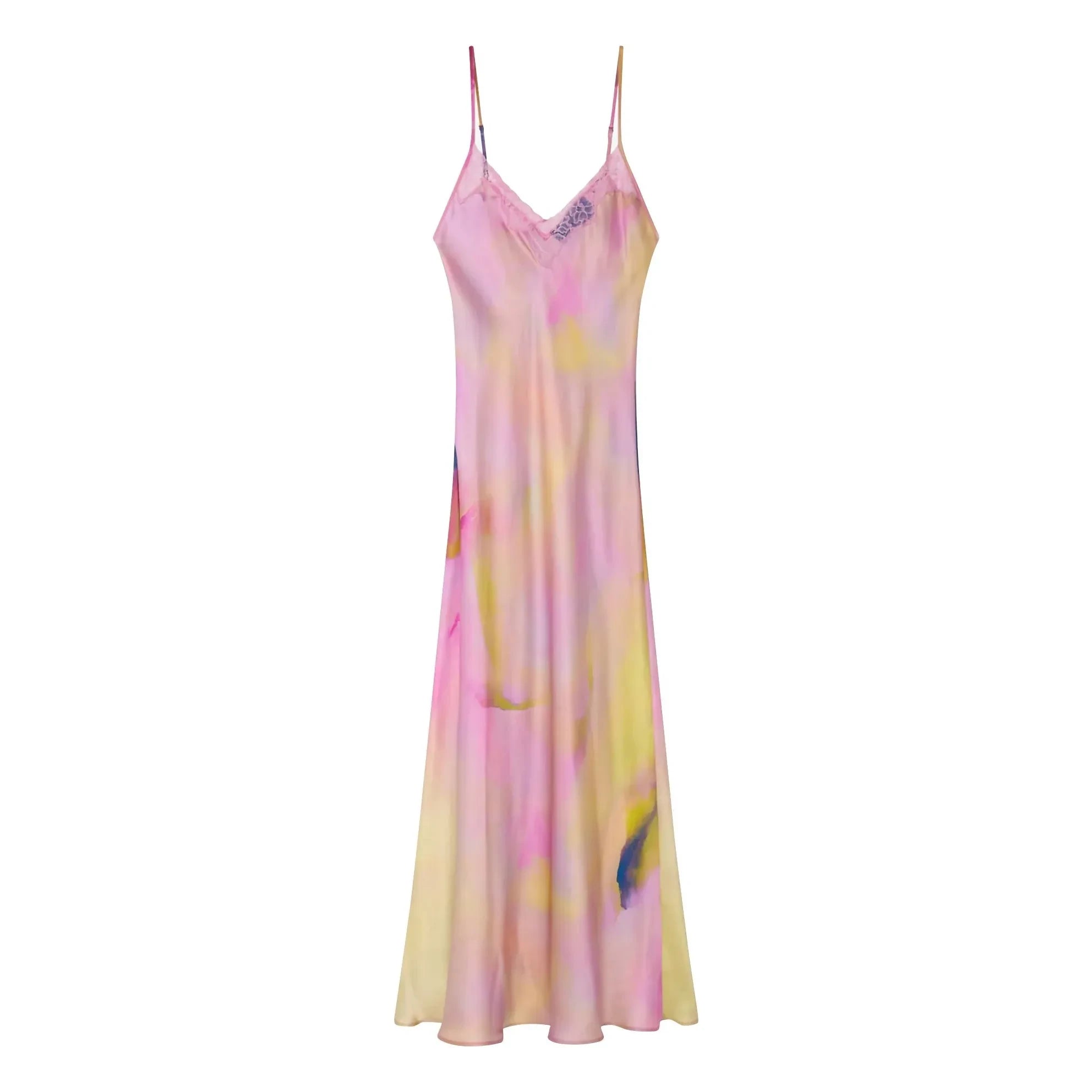 Mes Demoiselles - Pera Seidenkleid | Rosa