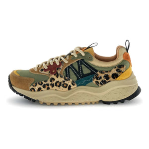 Flower Mountain – Solin Sneaker aus Wildleder und Nylon | Braun