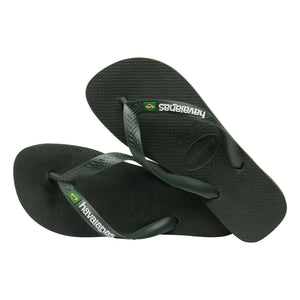 Havaianas - Brasil Logo Zehentrenner | Olivgrün