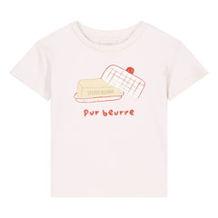 Studio Bohème - Essential Bio-Baumwoll Butter Dish T-Shirt | Ecru