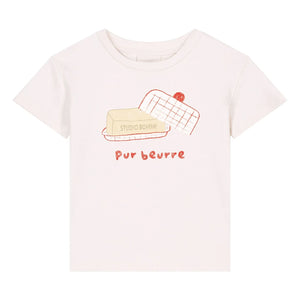 Studio Bohème - Essential Bio-Baumwoll Butter Dish T-Shirt | Ecru