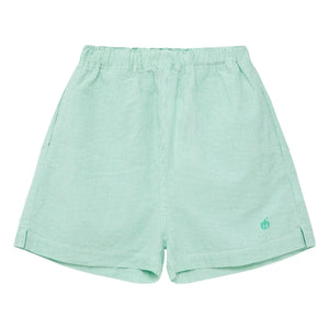 True Artist – Grüne gestreifte kurze Shorts Nr. 11