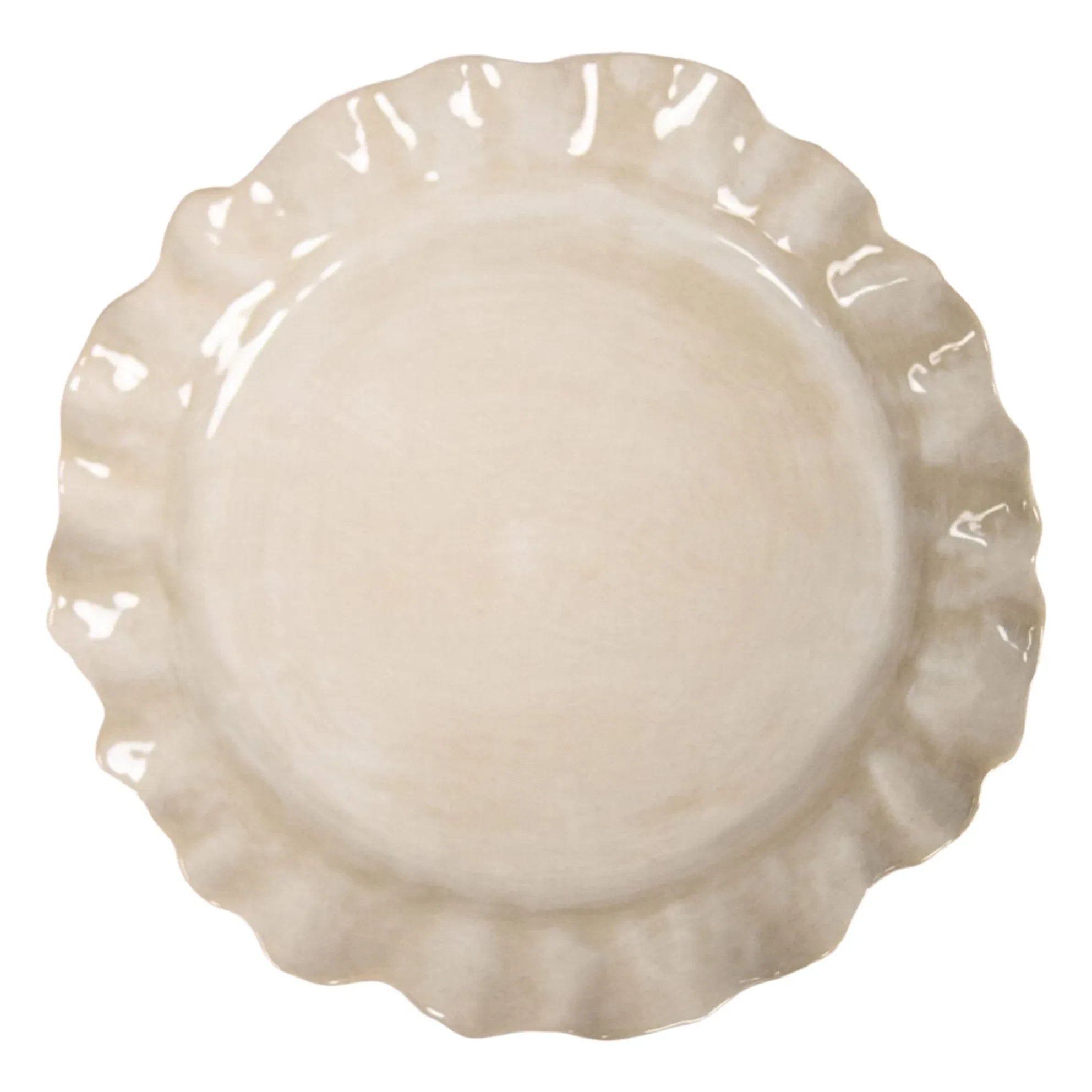 Olsson & Jensen - Valerie Steingut Dessertteller - 4er-Set | Creme