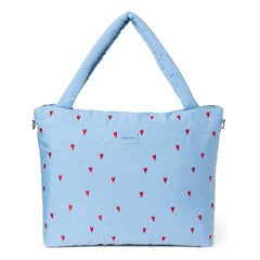 Studio Noos - Wickeltasche Puffy Hearts | Hellblau