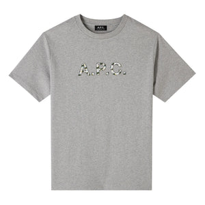 A.P.C. – Willow T-Shirt aus Bio-Baumwolle | Grau meliert