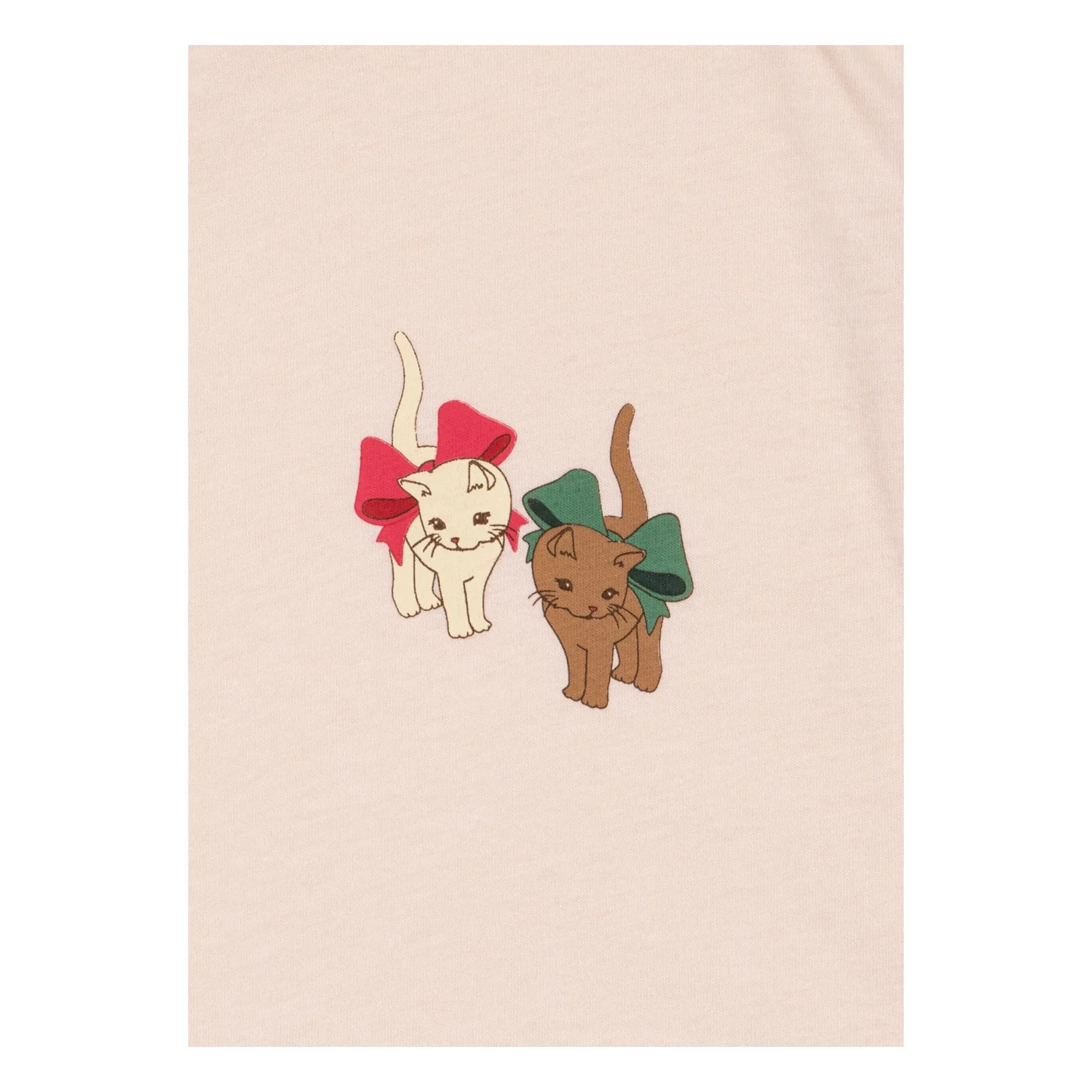 Konges Sløjd - T-Shirt und Shorts Set Famo Chats Bio-Baumwolle | Blassrosa