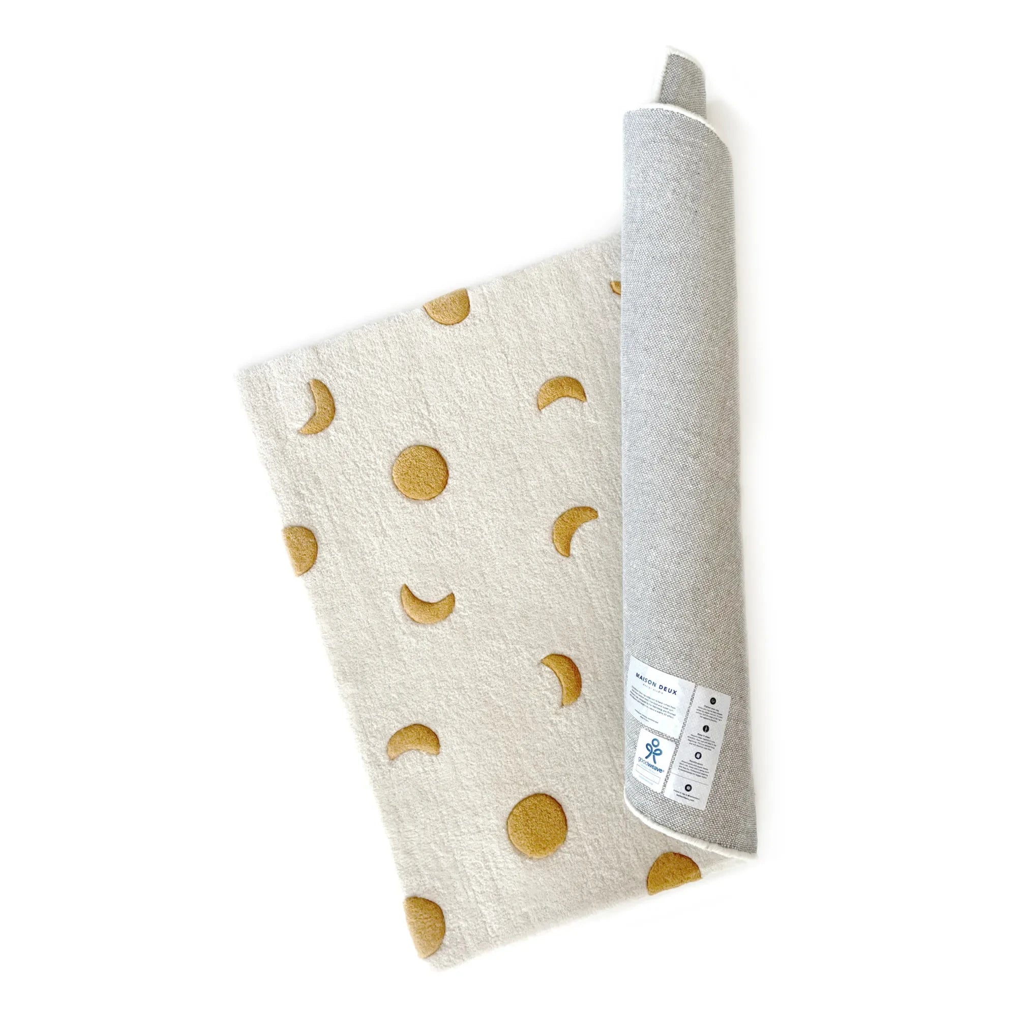 Maison Deux - Wollteppich Mond | Gold