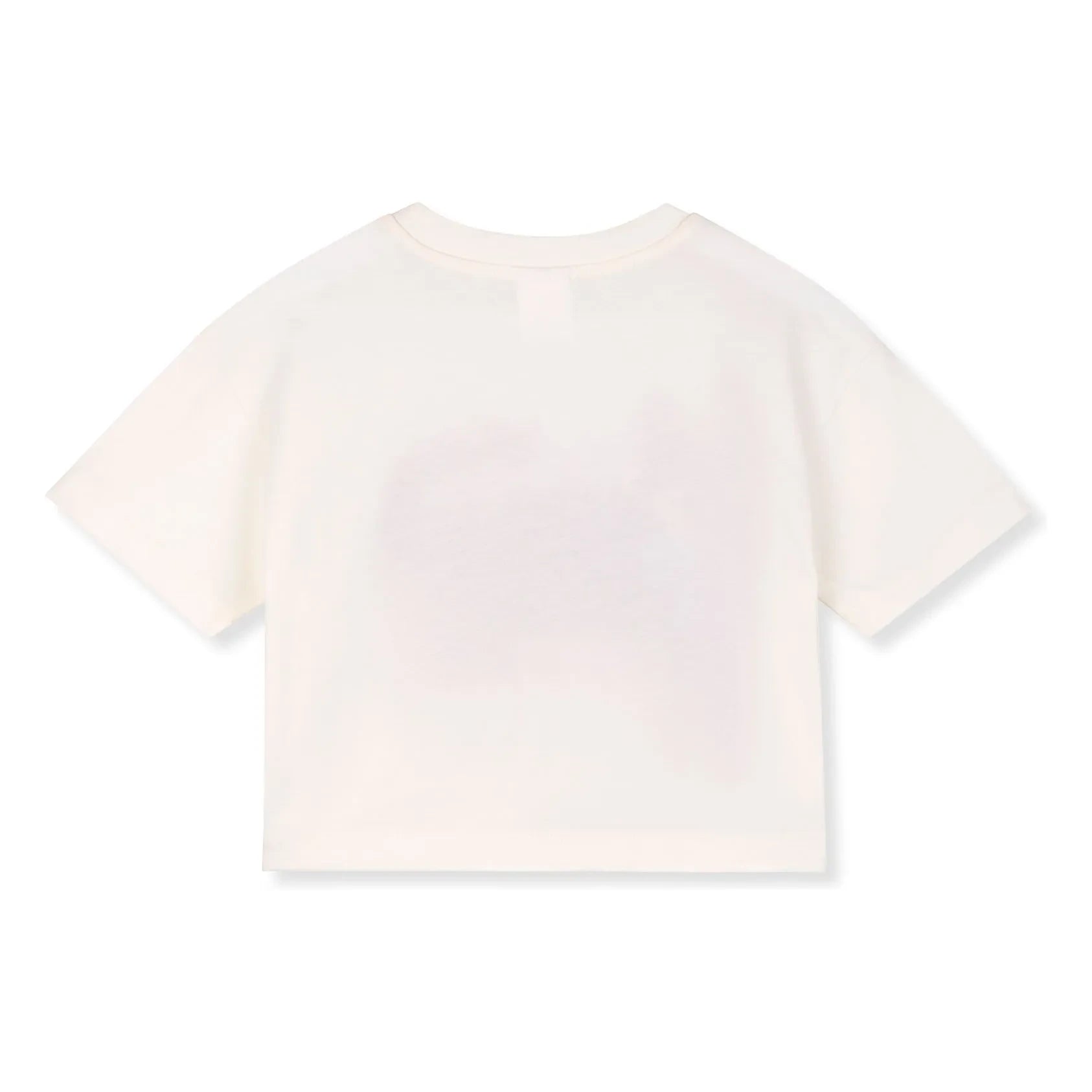 Wynken – Kurz geschnittenes Katzen-T-Shirt aus Bio-Baumwolle | Ecru