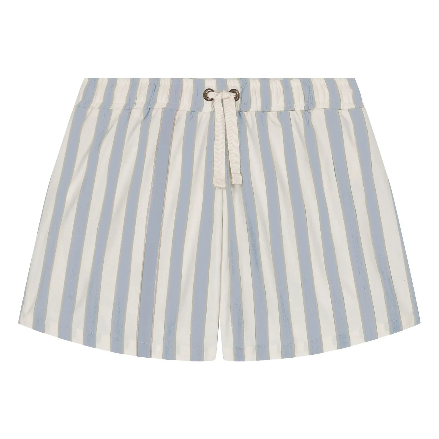 Studio Bohème - Chico Çizgili Organik Pamuk Mayo Şortu | Açık mavi
