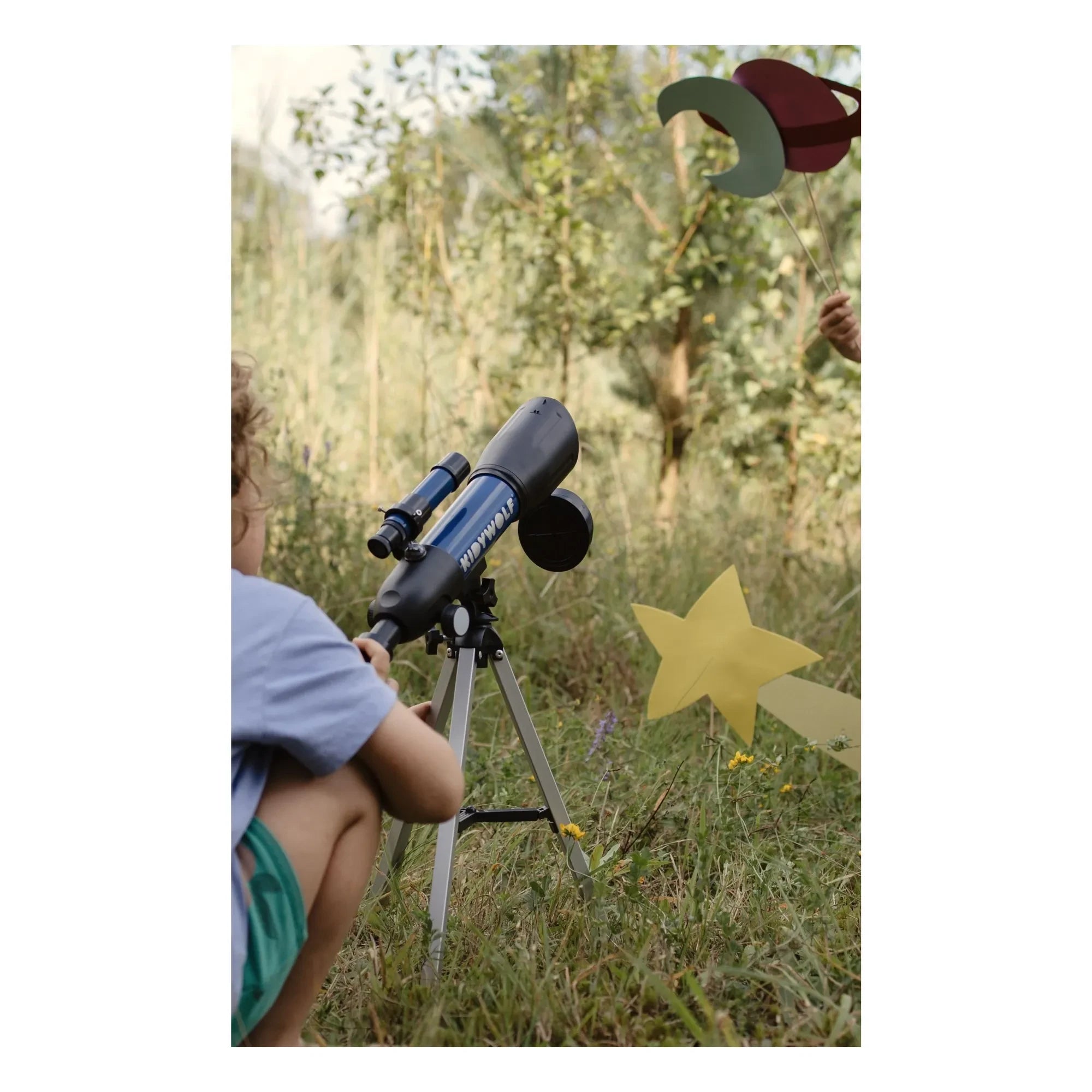 Kidywolf - Monokulares Teleskop Kidytelescope | Nachtblau