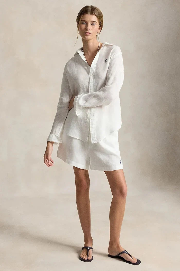 Polo Ralph Lauren Kadın Kısa Pantolon LINEN-WVN-SHORTS