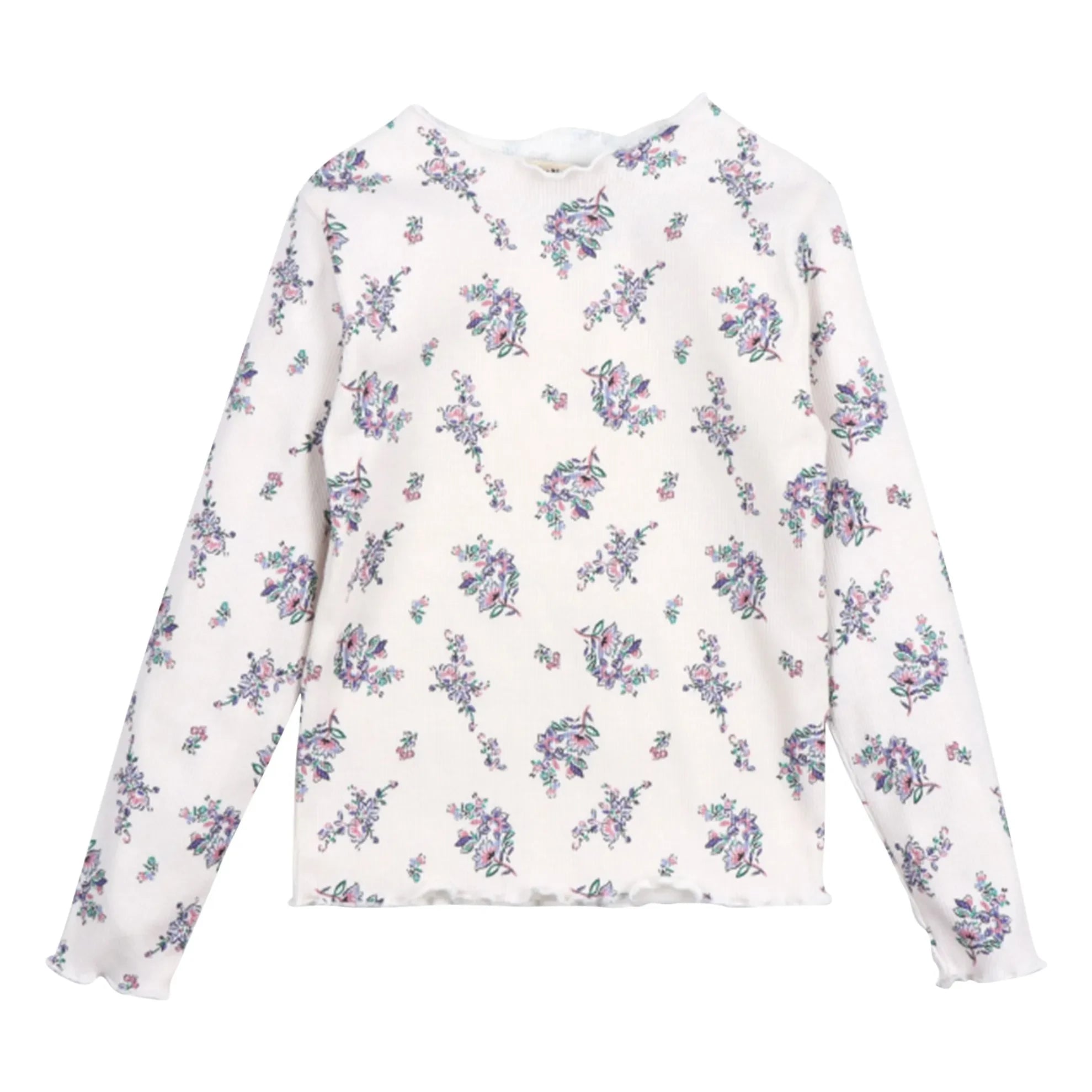 the new society - Floral Ribana T-Shirt | Beige