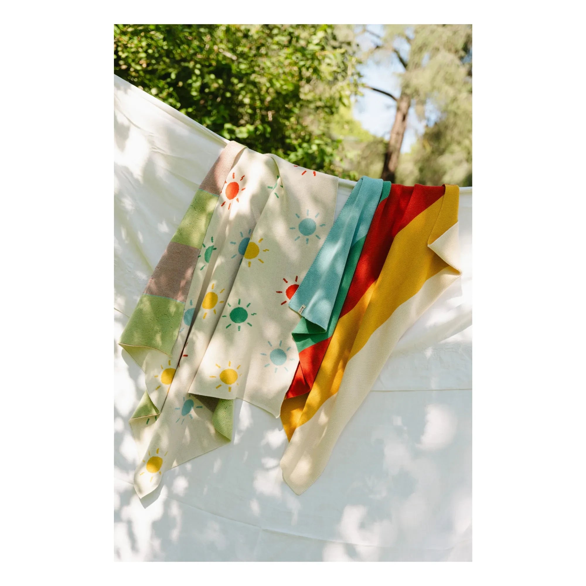 Bayiri - Sunny Bio-Baumwolldecke | Ecru