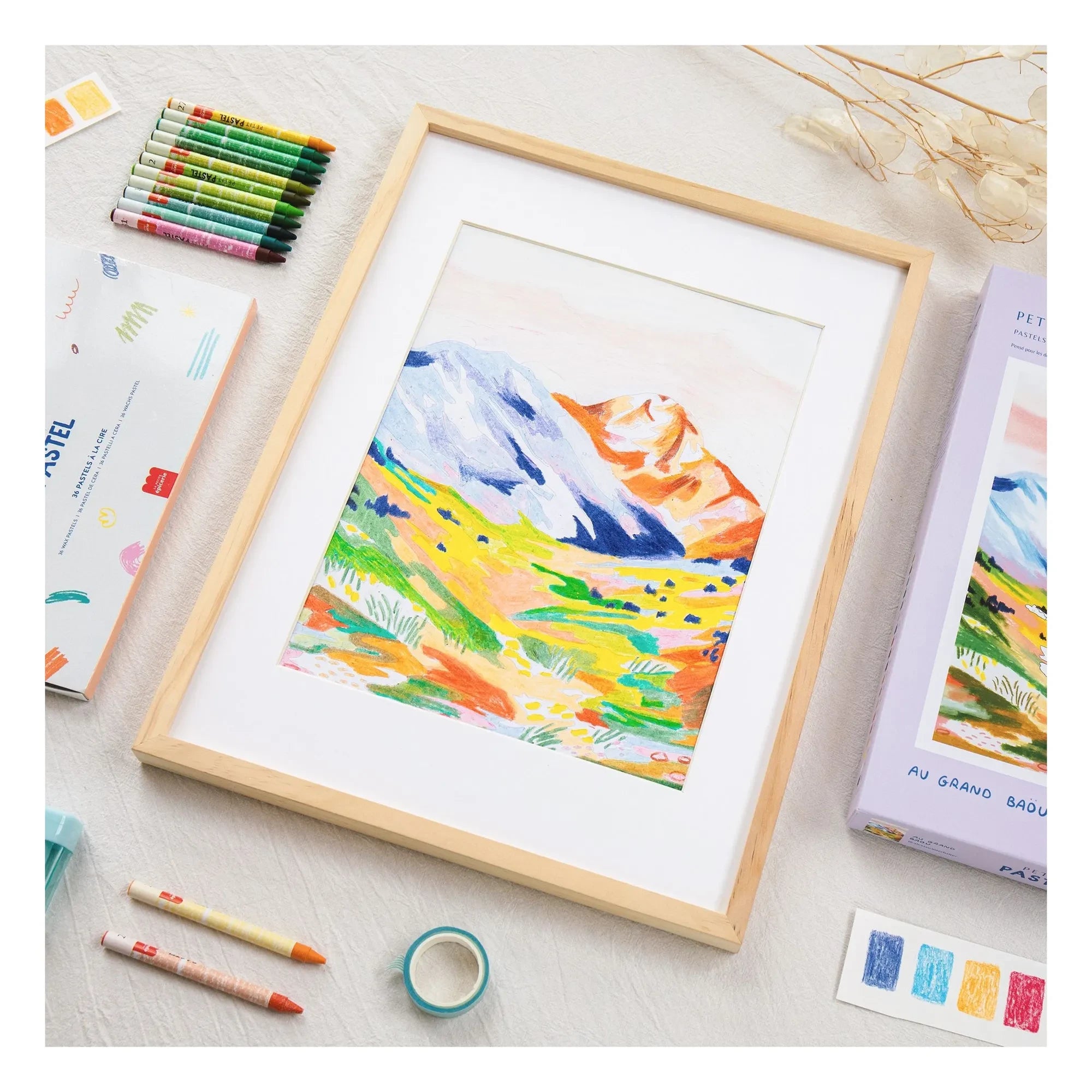 La Petite Épicerie - Pastel nach Zahlen-Set - Au Grand Baöu