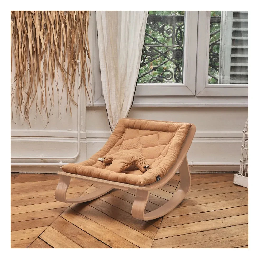 Charlie Crane - Levo Babywippe aus Buchenholz | Camel