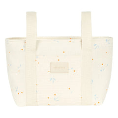 Nobodinoz - Kinderwagen-Organizer Opera Orange Cherries | Beige