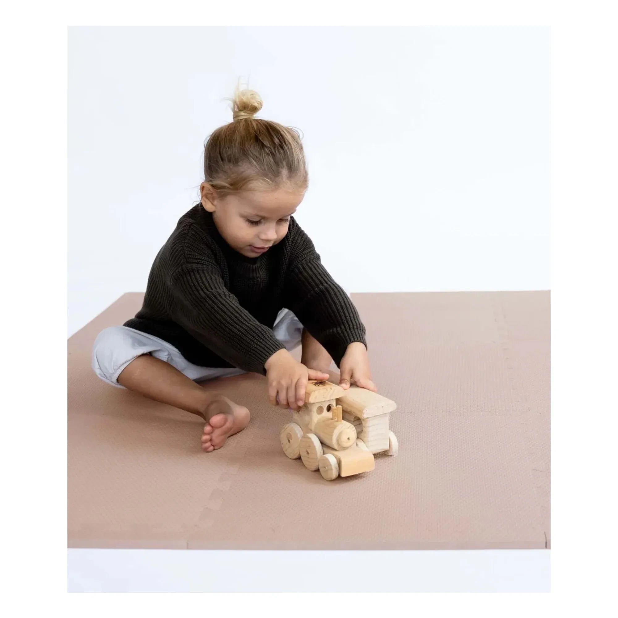 Toddlekind - Klassische modulare Spielmatte | Blush