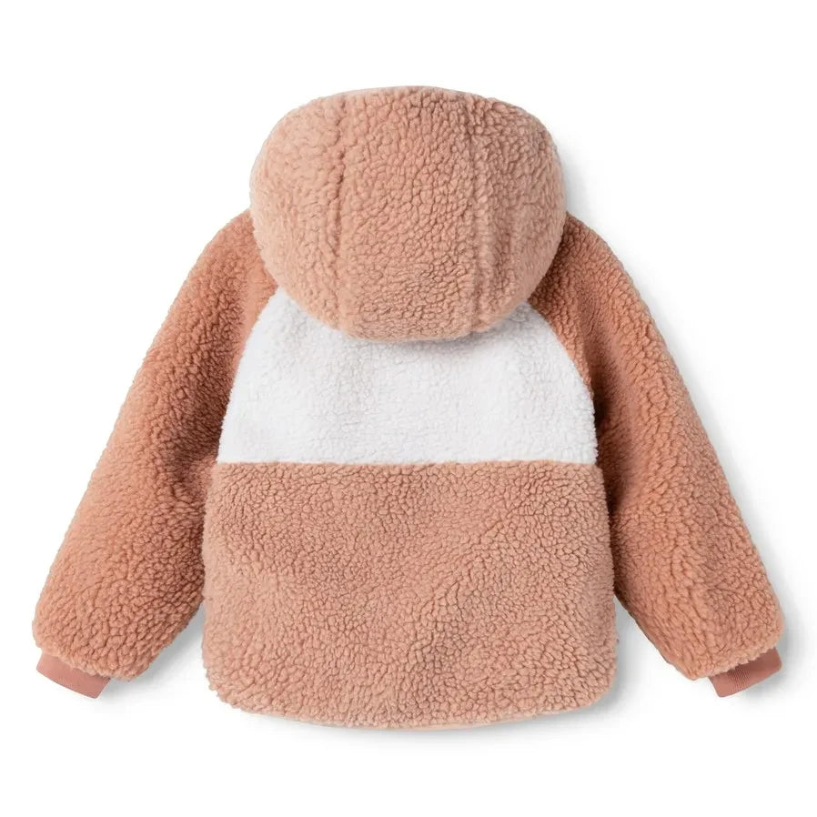 Liewood - Jackson Wendbare Sherpa-Jacke, aus recycelten Fasern hergestellt | Hellrosa
