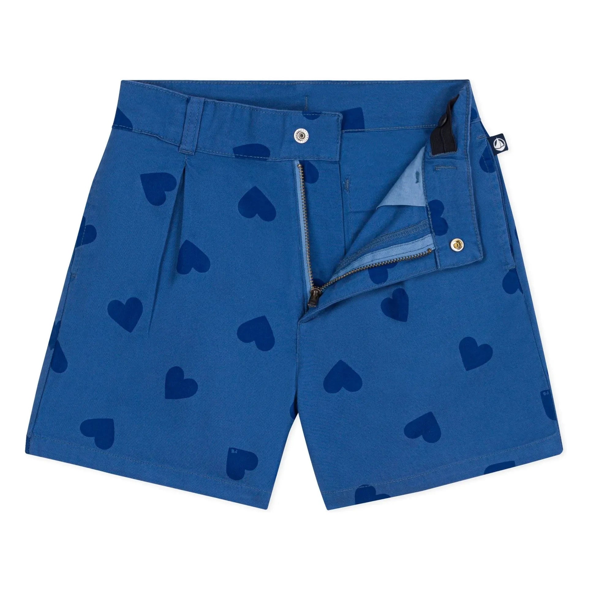 Petit Bateau - Shorts Bleurie Bio-Baumwolle | Marine