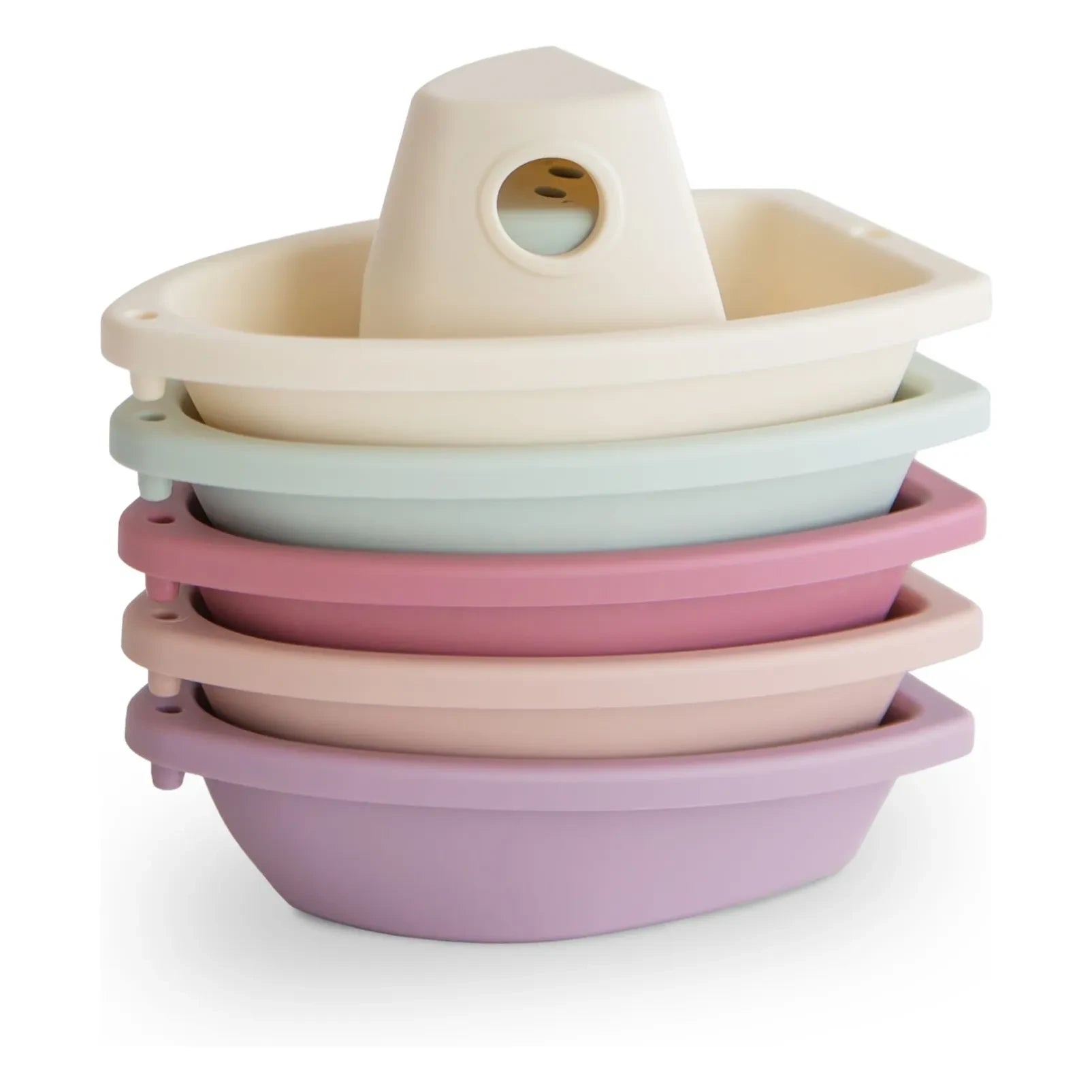 Mushie - Badespielzeug - 5er Set | Rosa