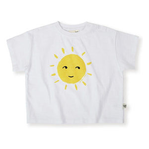 Goldie + Ace – Exclusive Goldie+Ace x Smallable – Oversize-T-Shirt Soleil | Weiß