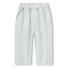 Molo - Sois Gestreifte Bio-Baumwollhose | Hellblau
