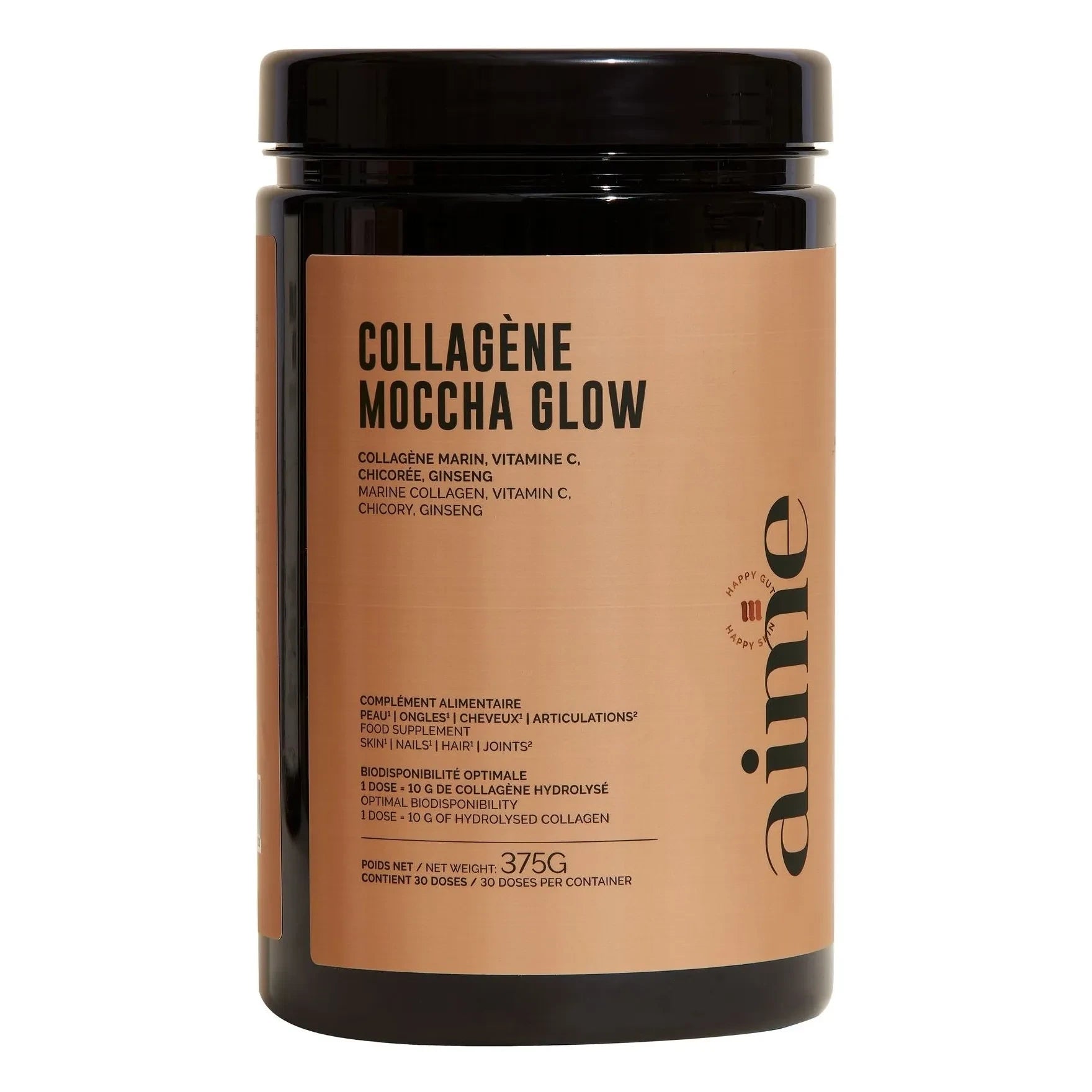 AIME - Kollagen-Nahrungsergänzung Moccha Glow - 30 Tage