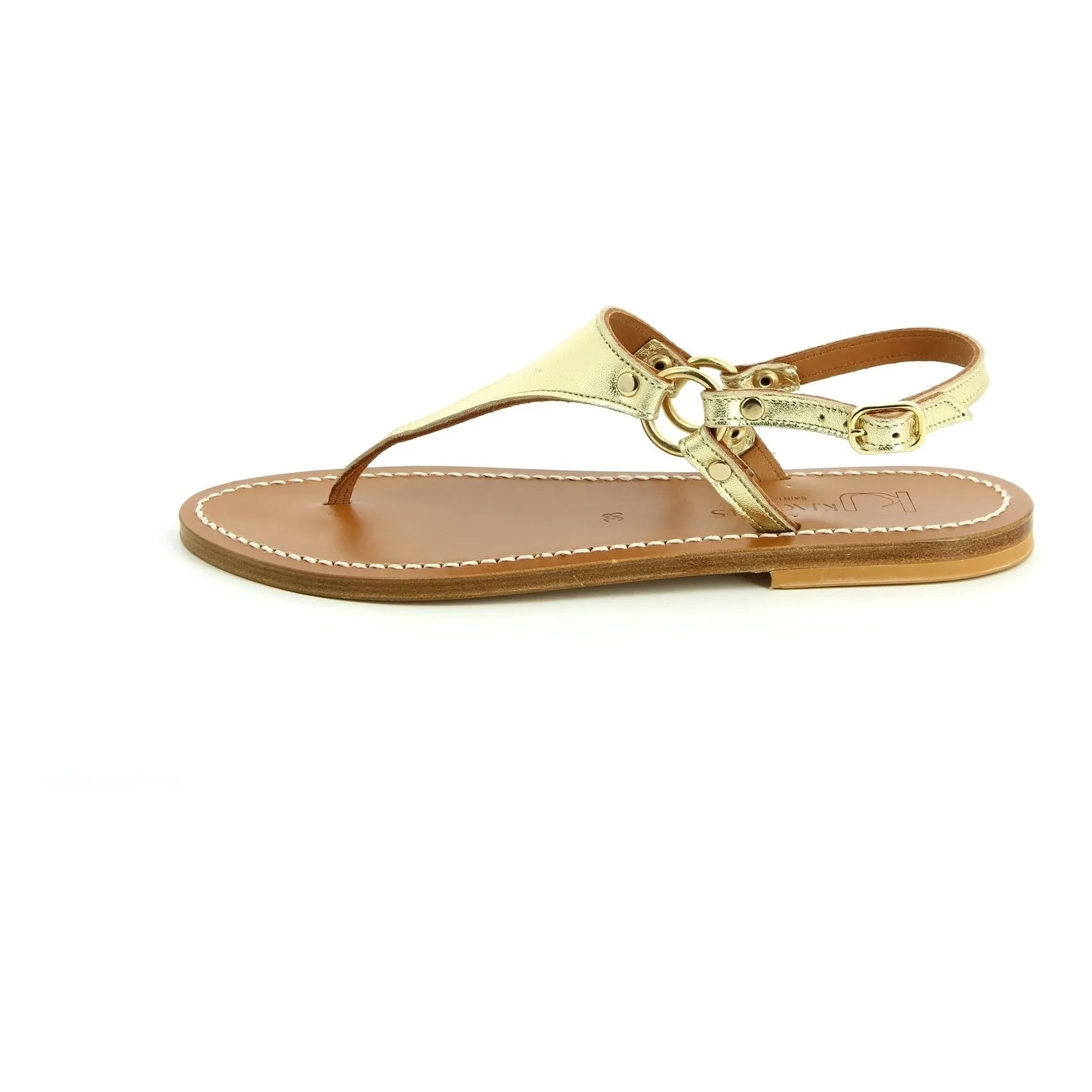 K.Jacques - Dionysos Lammé Sandalen | Gold