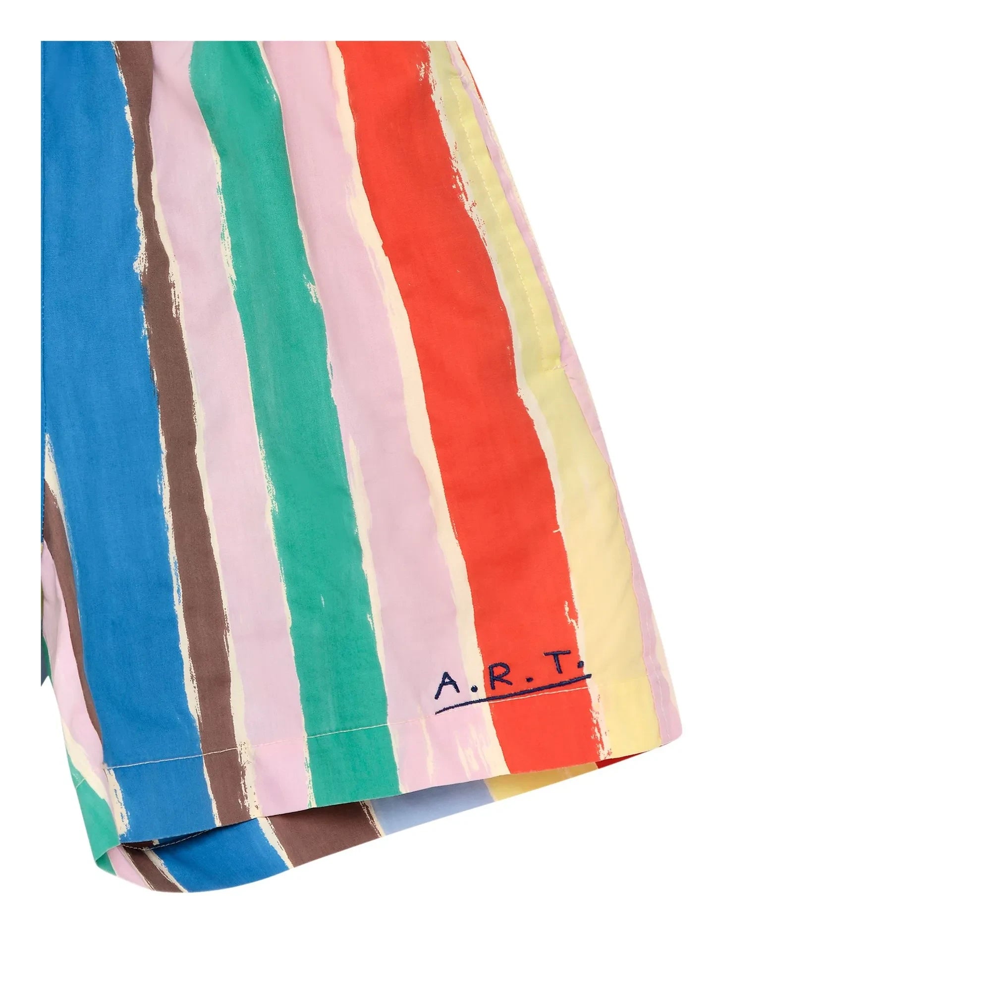True Artist - Gestreifte Shorts | Blau