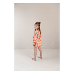 Jenest - Emmy Oiseaux Bluse Bio-Baumwolle | Pfirsich