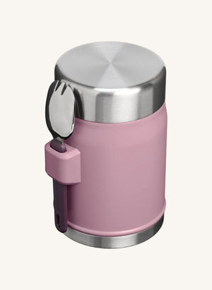 Stanley 1913 - Efsanevi kaşıklı/çatallı termos yemek kabı 0,4 L | Mauve