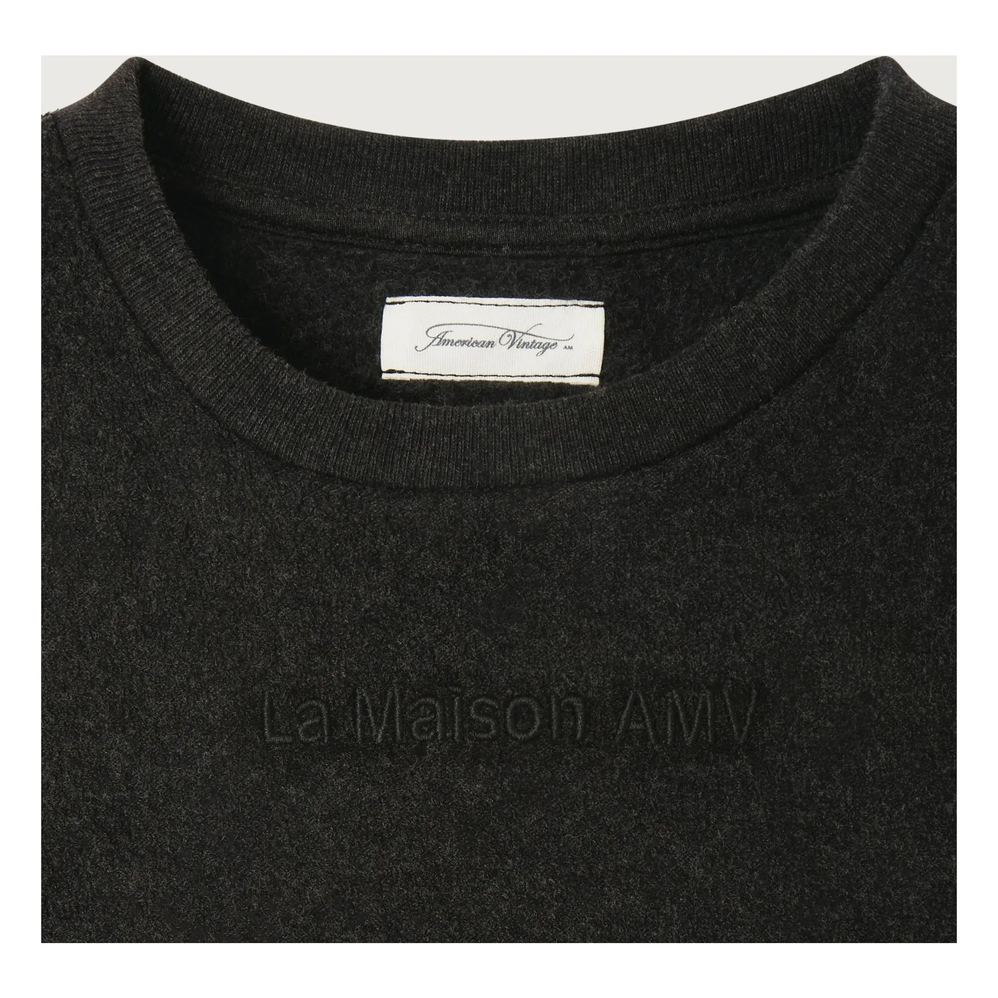 American Vintage - Bobypark Sweatshirt | Meliertes Anthrazit