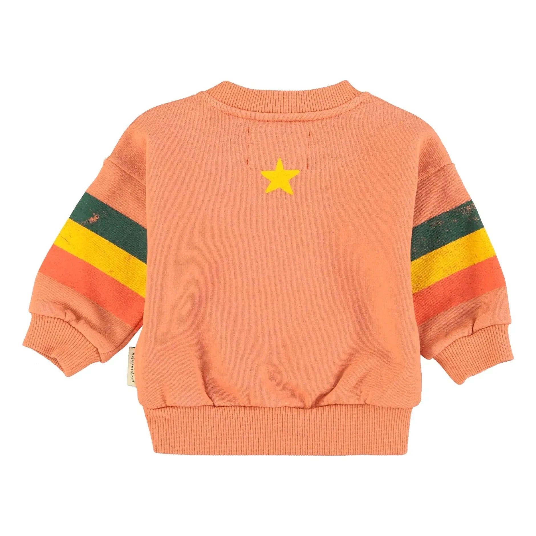 Piupiuchick - Etoile Sweatshirt aus Bio-Baumwolle | Koralle
