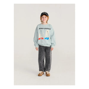 Bobo Choses - Bobo Choses Geister-Sweatshirt aus Bio-Baumwolle | Hellblau